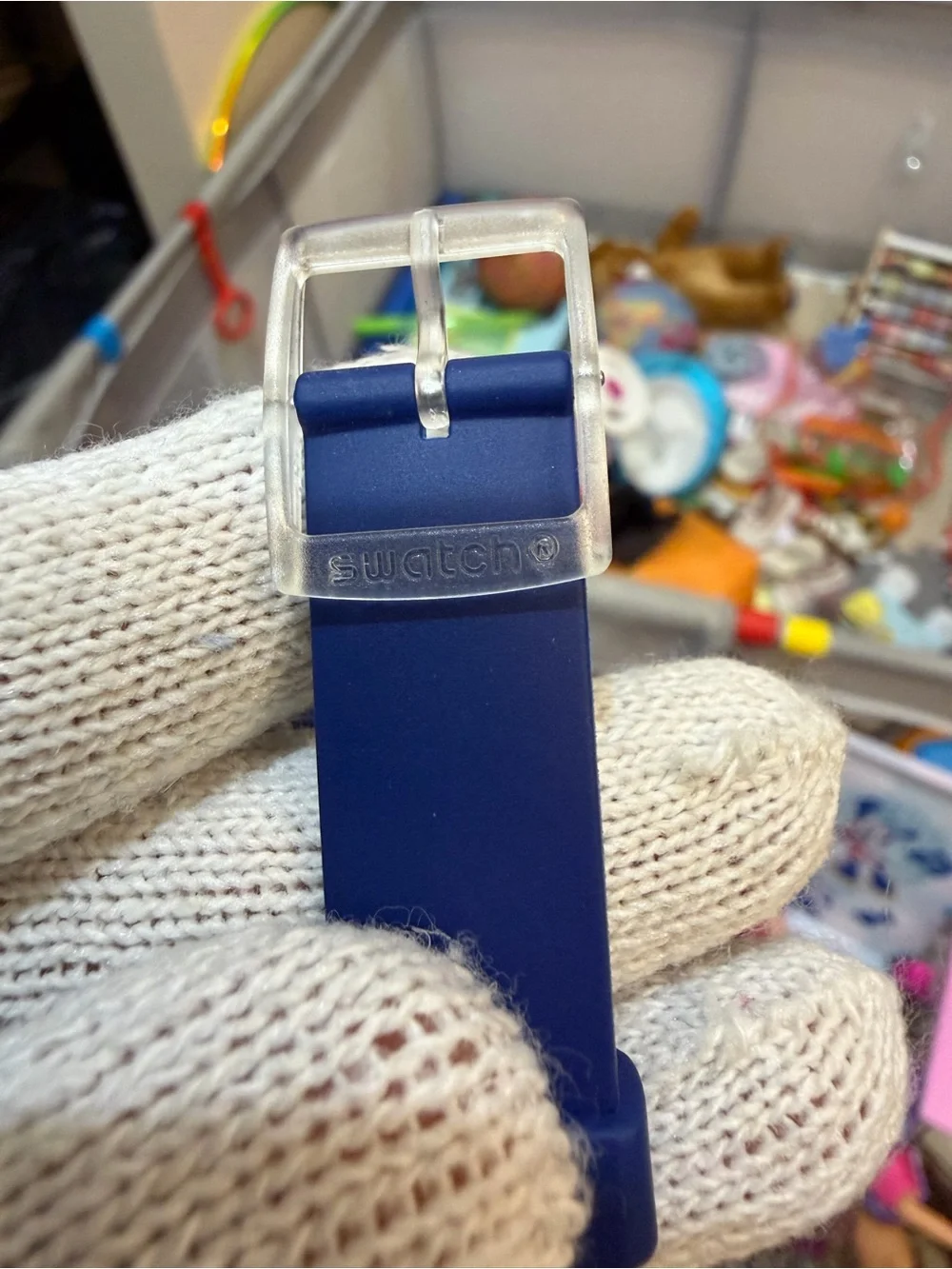 Swatch Rinse Repeat Navy Blue Day/Date Swiss Quartz 34mm Watch GE725 - Unisex